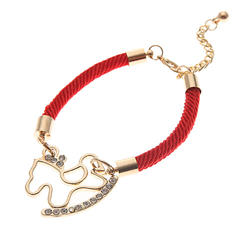 Fashion Multicolor Hollow Out Horse Shape Charm Bracelets(1 Pc)