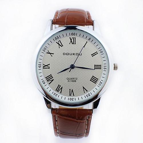 Men's Fashion Simple Roman Dial Wrist Watch