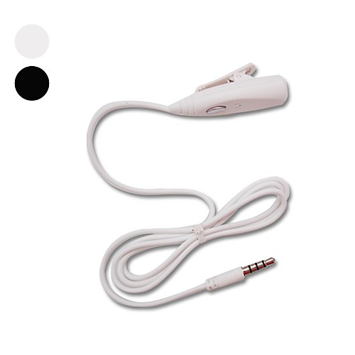 Elonbo Simple Fashion 3.5mm with Mic Audio Wiring for iPhone4/4S/5/5C / iPad / iPod(80cm,Assorted Color)