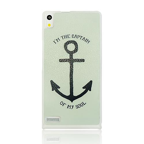 Big Anchor Pattern Hard Case for Huawei Ascend P6