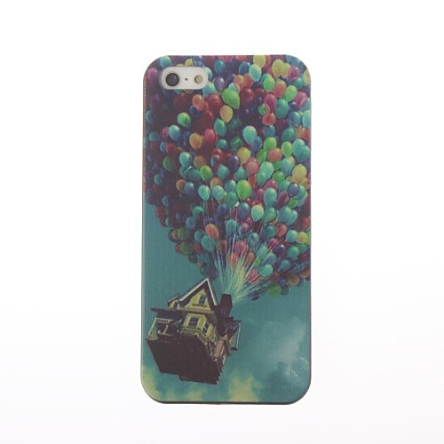 Colorful Balloons Pattern PC Hard Case with Black Frame for iPhone 5/5S