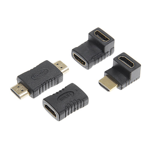 HDMI V1.4 Male to Male / Female to Female / Right Angle Female to Female / Male to Female Converters Set Free Shipping