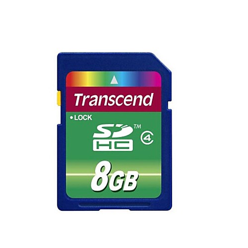 Transcend 8GB SDHC Class 4 флэш-карты памяти