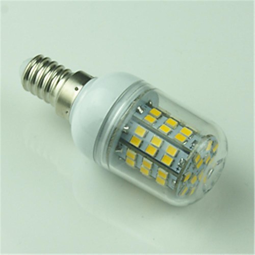 e14 4.5w 60x2835smd 500lm теплый белый свет привел кукурузы лампочку (AC220-240V) -e14 60 WW