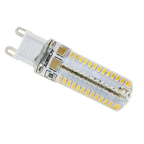 G9 4W 104x3014 SMD LED 280 ~ 320LM теплый белый свет 3000K Лампа с силикагель Обложка (220В)