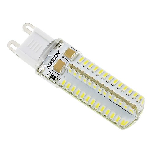 G9 4W 104x3014 SMD LED 280 ~ 320LM холодный белый свет 6500K Лампа с Гель Обложка Silica (220В)