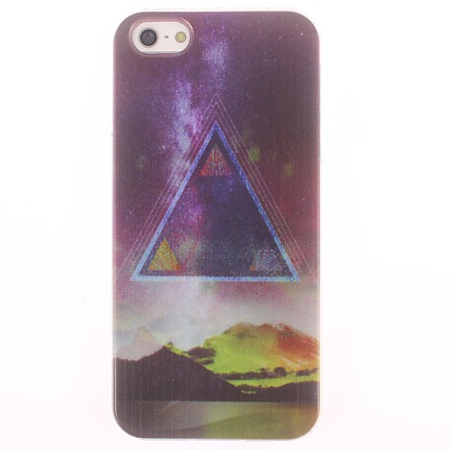 Triangle and Hill Design Soft Case for iPhone 5/5S