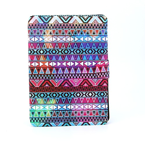 Multicoloured Carpet Pattern 360 Degree Rotation PU Leather Full Body Case with Stand for ipad Air