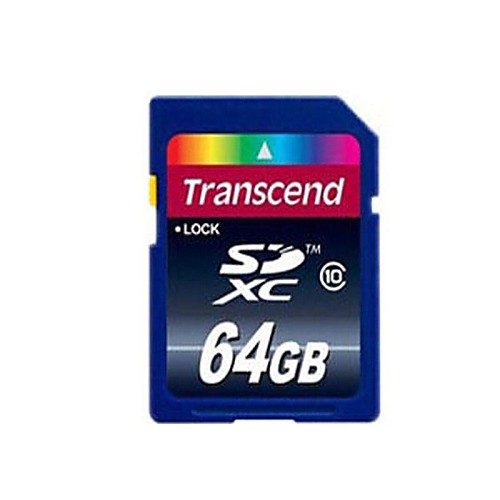 Transcend 64GB SDHC карты памяти SD (класс 10 High Speed)