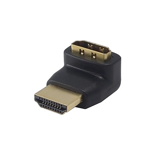 LWM Разъем HDMI ™ Позолоченные мужчин и женщин Coupler 270 градусов прямым углом Бесплатная доставка