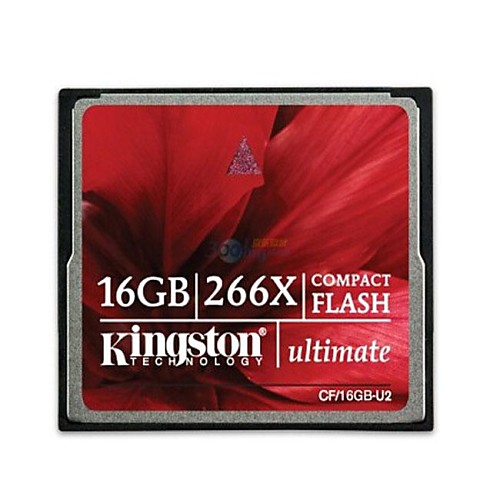 Кингстон CF/16GB-U2 Окончательный карты Compact Flash памяти (16GB / Класс 151 ~ 266X)