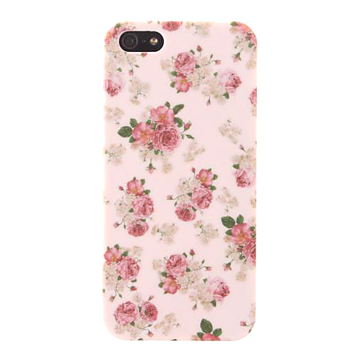 Роза Футляр Pattern ПК для iPhone 5/5S