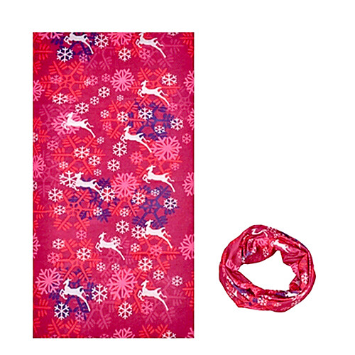 KORAMAN Summer Elk Rosy Cycling Sun-Proof Magic Scarf Headband