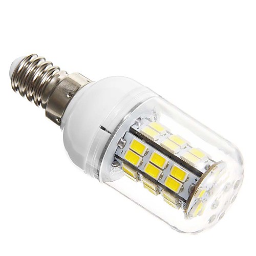 e14 8w 42x5730smd 1200lm 6000k холодный белый свет привел кукуруза лампа (AC12-16v)