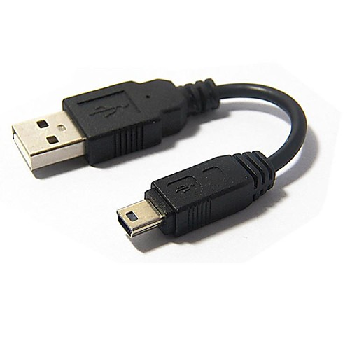 10см USB 2.0 Мужской к мини-USB B 5Pin кабель для MP3 Мобильный HDD камеры