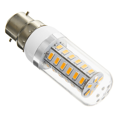 b22 6w 42x5730smd 420lm 3000K теплый белый свет привел кукурузы лампы (AC 220-240v)