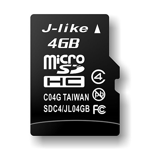 4GB J-как класс 4 MicroSDHC карта памяти TF