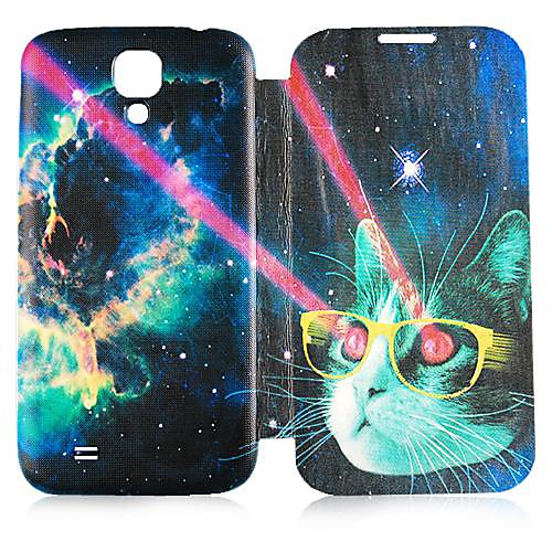 CaseBox  мультфильм Cat Pattern Полный Дело Корпус для Samsung Galaxy S4 i9500