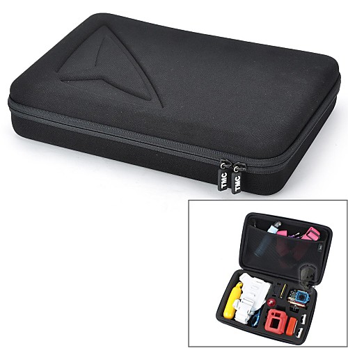 VINA Portable Super Large EVA Camera Storage Bag for GoPro HD Hero 3 / HERO 3 / HERO 2 / SJ4000 - Black