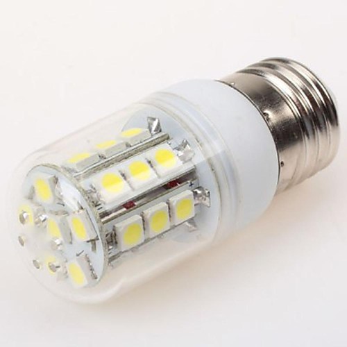 E27 3W 27x5050smd 240lm 6500k холодный белый свет привел кукурузы лампочку (110-130V)