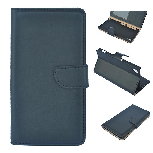 High Quality Solid Color PU Leather Full Body Case with Stand and Card Slot for Sony Xperia Z2(Assorted Colors)