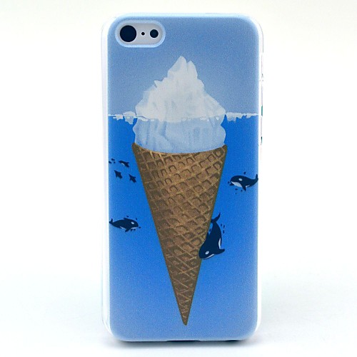 Футляр едят мороженое Дельфин Шаблон для iPhone 5C