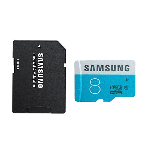 подлинный класс Samsung 6 Micro SD / TF карта с адаптером SD Card (8GB)