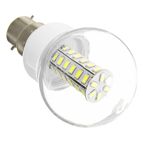 b22 6w 42x5730smd 420lm 6000К холодный белый свет привел кукурузы лампы (AC 220-240v)