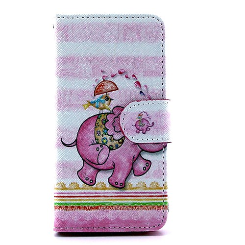 Elephant Pattern PU Leather with Stand Case Cover for Sony Xperia Z1 mini Compact D5503