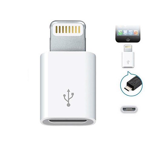 8 контактный разъем микро USB женского мини-адаптер для iphone 6 iphone 6 плюс iphone 5 (8pin)