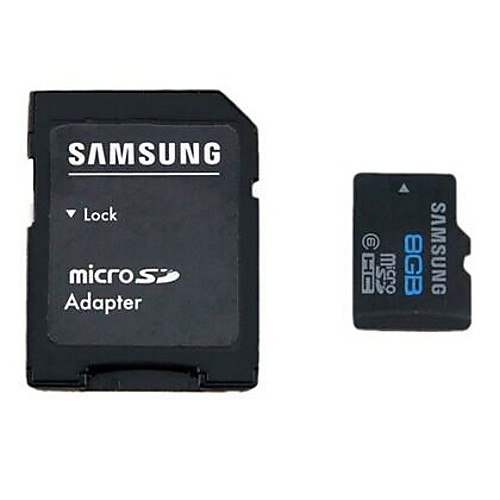 Samsung 8GB TF  Micro SD Card (черный)