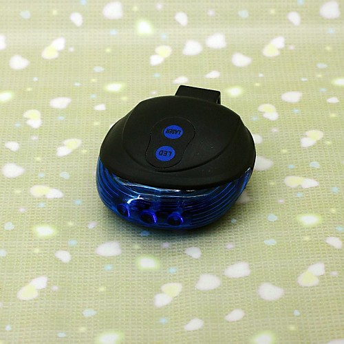 Scalloped Shape Laser Bicycle Blue Tail Lights