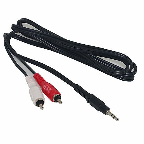 5 футов Твин Красный Белый 2x RCA Phono к стерео 3,5 мм Mini Jack стерео аудио AUX кабель