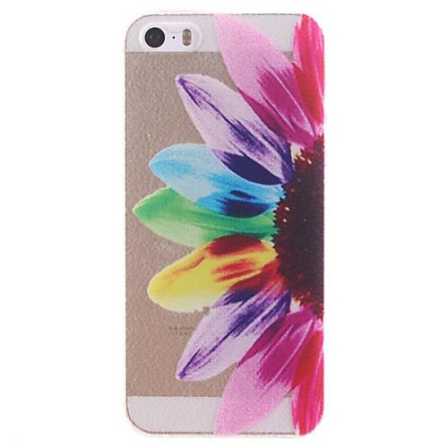 Colorful Flower Pattern Coloured Drawing Pattern PC Hard Case for iPhone 5/5S