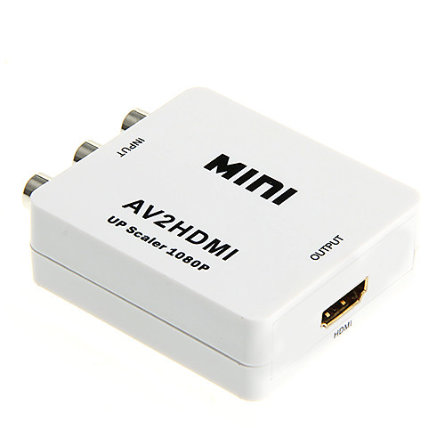 HDV-M615 Mini AV to HDMI 1080p Audio Video Converter w/ RCA