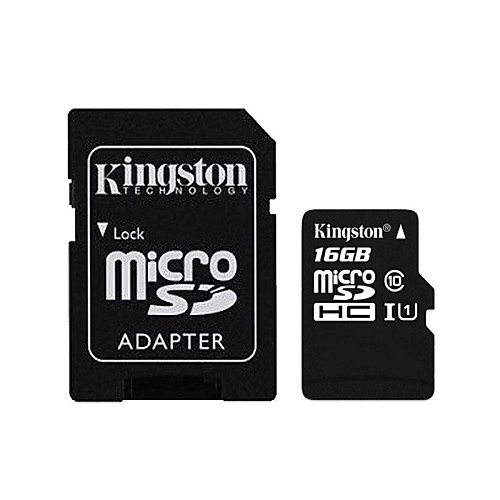 класс Kingston 16gb microsdxc 10 флэш-карты памяти с SD адаптером