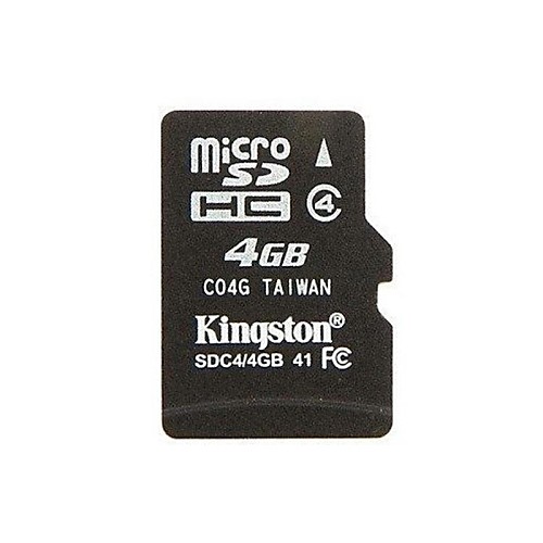 Подлинная Kingston 4gb SDHC MicroSD / TF карты памяти (класс 4)