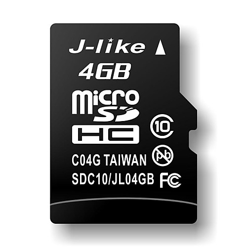 4GB J-как класс 10 MicroSDHC карта памяти TF