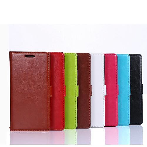 Smooth Skin Pattern PU Leather Full Body Case with Card Slots for Huawei Ascend P7