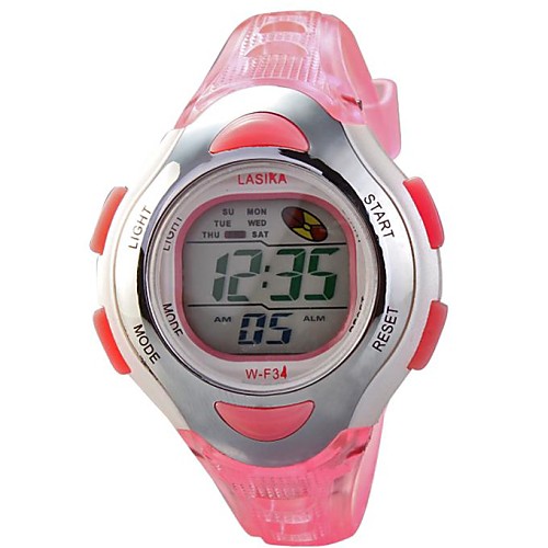 Children Multifunction LED Back Light Digital Sports Wrist Watch 30m Waterproof