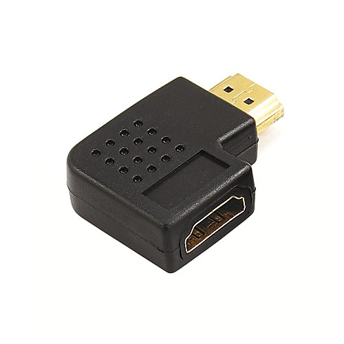 LWM ™ HDMI порт Saver адаптер М / Ж муфта 90 градусов Угловые Вертикальная плоским Бесплатная доставка