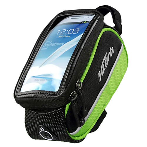 mzyrh 4,8 дюйма черно-зеленая рамка телефон сумка с прозрачной ПВХ сенсорном экране