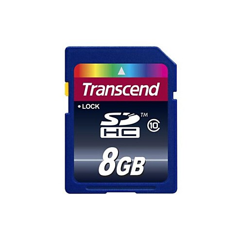 Transcend 8GB SDHC карты памяти SD (класс 10 High Speed)