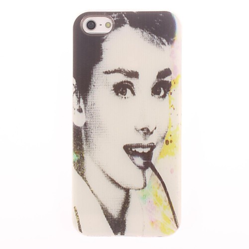 Beautiful Audrey Hepburn Design Soft Case for iPhone 4/4S