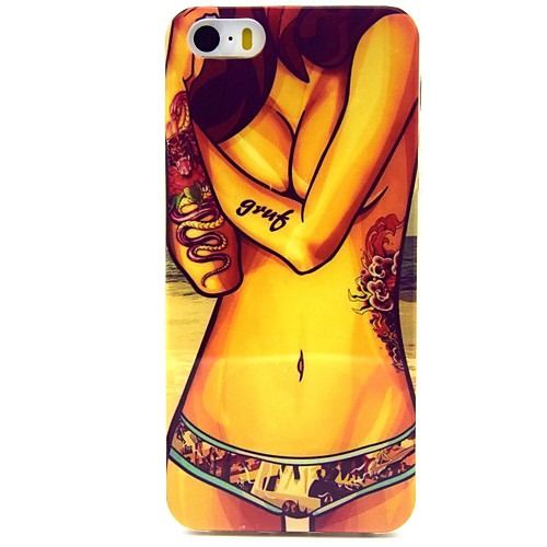 Змея татуировки Sexy Pattern ТПУ мягкий чехол для iPhone 5/5S