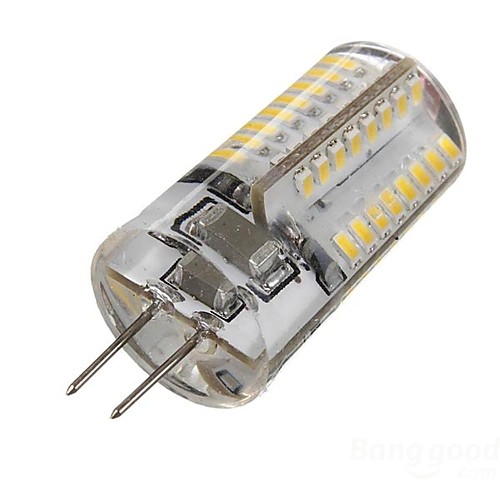 g4 3w 64x3014smd 250lm 3000K теплый белый свет привел кукуруза лампа (AC220-240V)