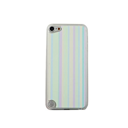 Футляр Цветные вертикальные полосы кожи вены Pattern ПК для Ipod Touch 5