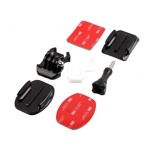 Board Mount Surf Snowboard Riding Skydiving Helmet Set For Gopro Hero 2/3/3 and SJ4000