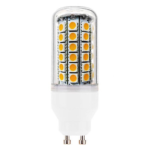 gu10 7w 69x5050smd 750lm 2800-3200K теплый белый свет привел кукуруза лампа (Переменный ток 220-240)