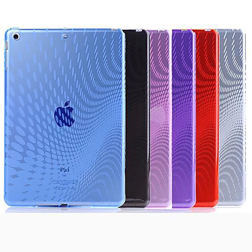 Waterlines Pattern TPU Soft Case for iPad Air (Assorted Colors)